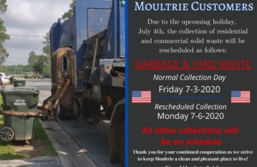 Holiday Garbage Collection Change